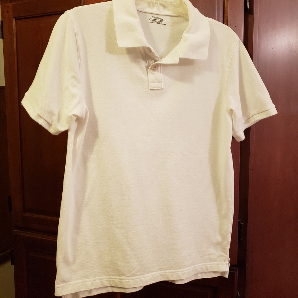 Cherokee White Polo Shirt